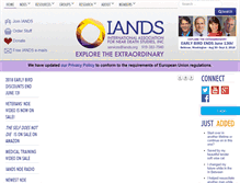 Tablet Screenshot of iands.org